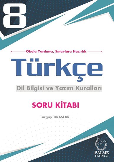 8. Sınıf Türkçe Dil Bilgisi ve Yazım Kuralları Soru Kitabı kapak görseli